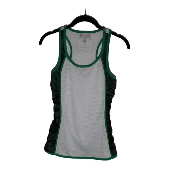 Vintage YTK Retro Baby Phat Racerback Jersey Green and White Medium EUC - Picture 1 of 7